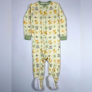 DISNEY BABY Baby Lion King Cutest Cub Footed Pajamas Size 18M Cozy Sleepwear